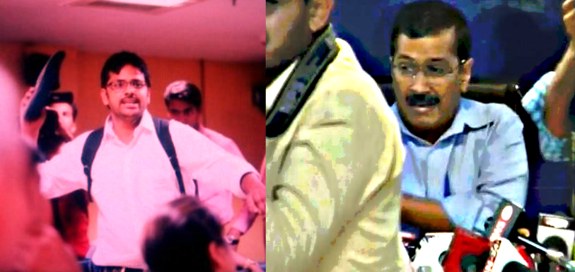 WATCH : Man throws shoe at Arvind Kejriwal during odd-even announcement