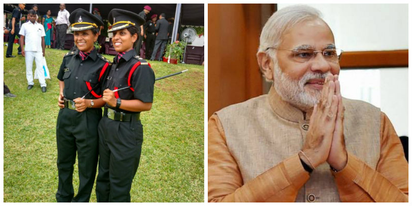 Prime Minister Modi Appreciates Two Female Lieutenants