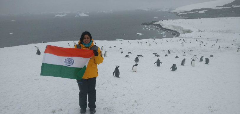 Telangana Woman Completes Antarctica Expedition