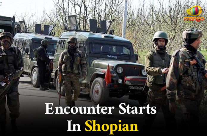 Jammu And Kashmir – Encounter Starts In Shopian