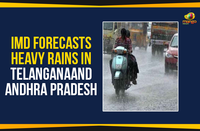 IMD Forecasts Heavy Rains In Telangana And Andhra Pradesh