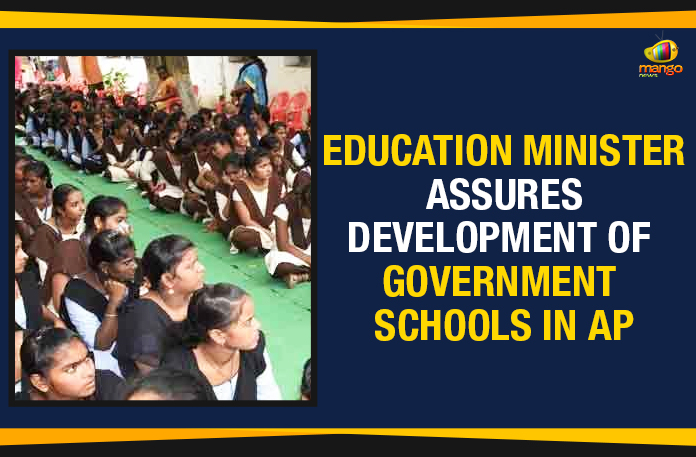 Education Minister Assures Development Of Government Schools In AP