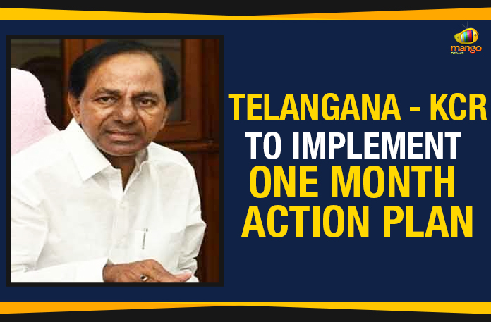 KCR To Implement One Month Action Plan,Mango News,Telangana Breaking News,KCR One Month Plan,Telangana CM KCR Special Action Plan,CM KCR Special Action Plan for village development,Telangana villages Action Plan,Latest News in Hyderabad
