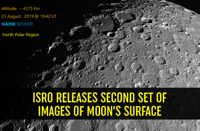 ISRO Releases Second Set Of Images Of Moon’s Surface
