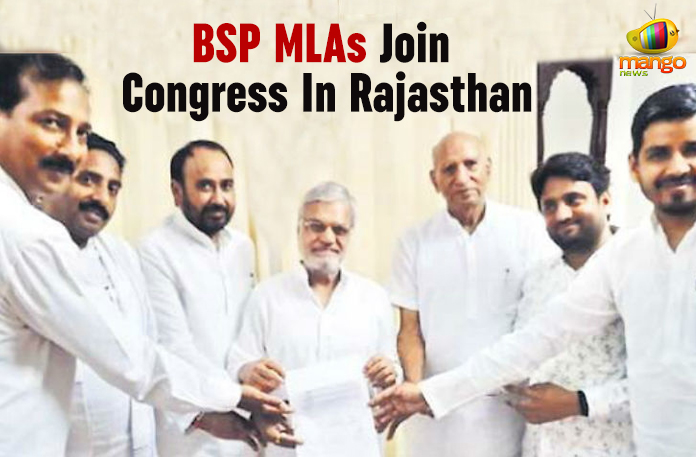 BSP MLAs Join Congress In Rajasthan