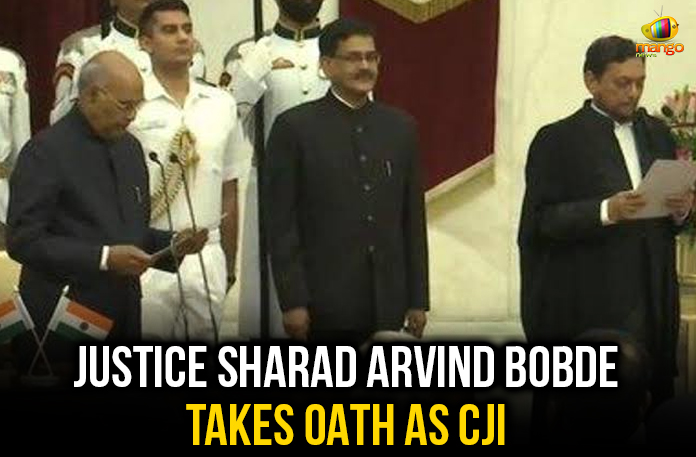 Justice Sharad Arvind Bobde Takes Oath As CJI