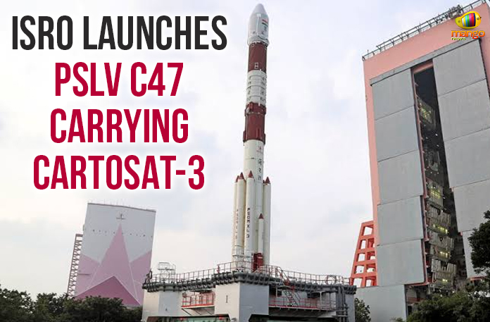 ISRO Launches PSLV C47 Carrying Cartosat-3