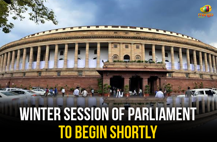 Winter Session Of Parliament To Begin Shortly