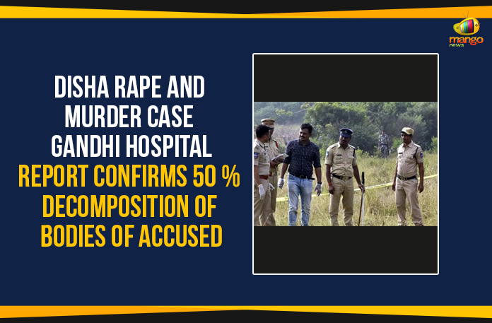 Disha Case Latest News, Disha Case Re-postmortem For The Accused, Disha Rape And Murder Case – Gandhi Hospital Report Confirms 50 % Decomposition Of Bodies Of Accused, HC orders re-post-mortem on bodies of four accused in Disha Case, Mango News, Telangana HC About Disha Case, Telangana High Court Orders Re-Postmortem to Disha Case, Telangana High Court Orders re-postmortem To Four Accused In Disha Case