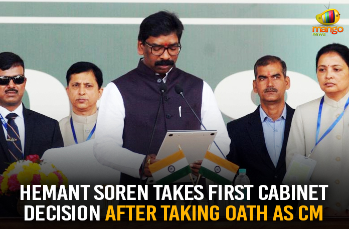 Hemant Soren Takes First Cabinet Decision After Taking Oath As CM