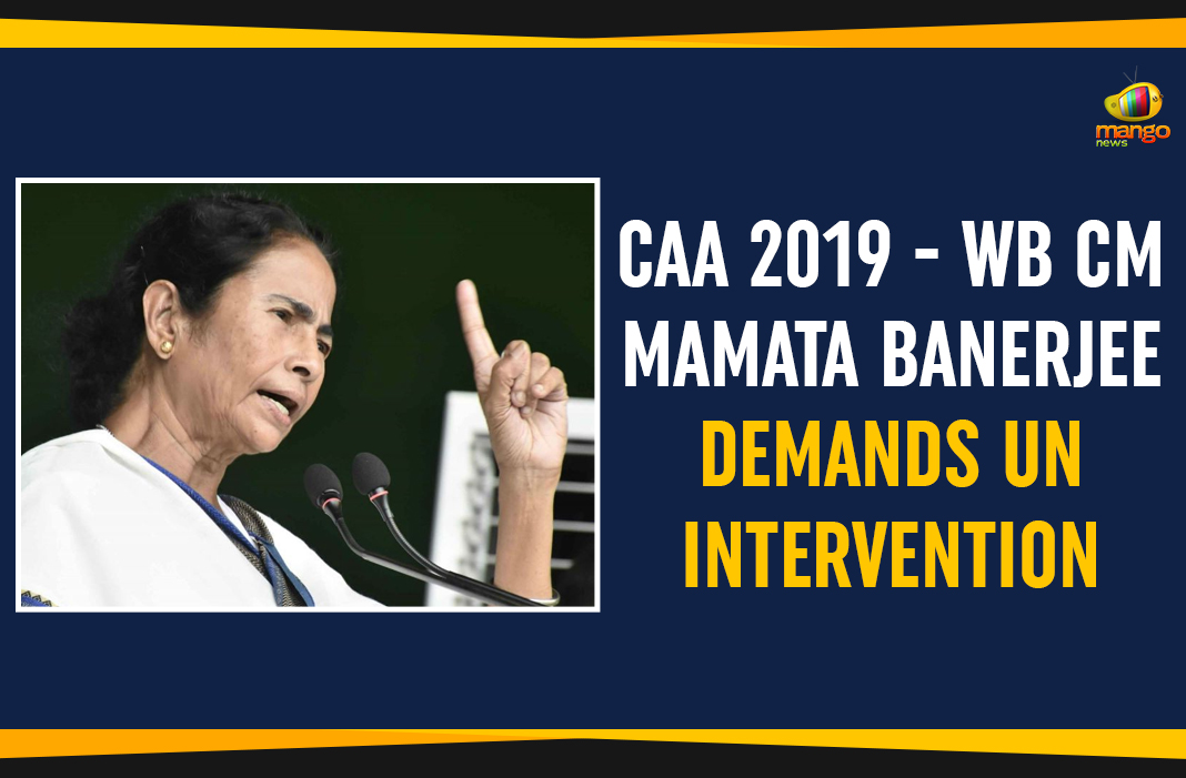 #CAAProtests, CAA 2019, Chief Minister of West Bengal, Citizenship Amendment Act 2019, Latest Political Breaking News, Mango News, National News Headlines Today, national news updates 2019, National Political News 2019, Protests Against Citizenship Amendment Act, WB CM Mamata Banerjee