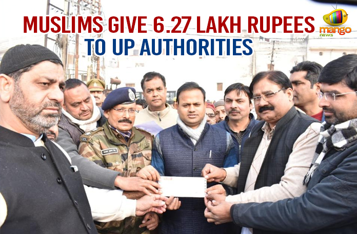 Muslims Give 6.27 Lakh Rupees To UP Authorities