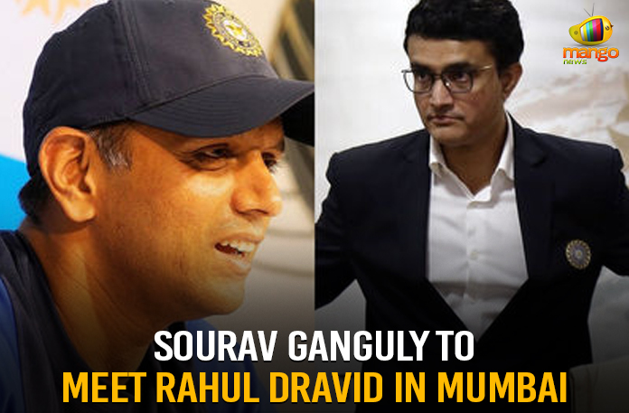 Sourav Ganguly To Meet Rahul Dravid In Mumbai