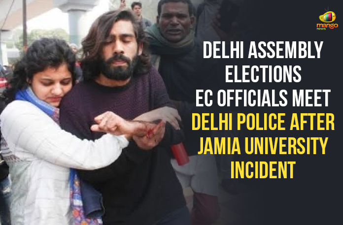 Delhi Assembly Elections – EC Officials Meet Delhi Police After JMI Incident