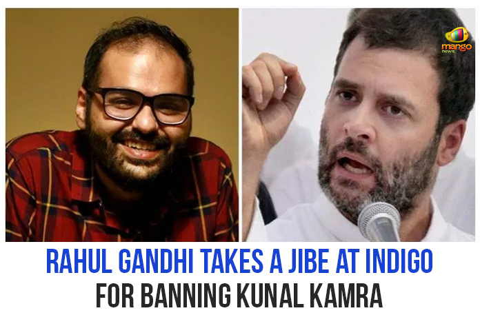 Rahul Gandhi Takes A Jibe At IndiGo For Banning Kunal Kamra