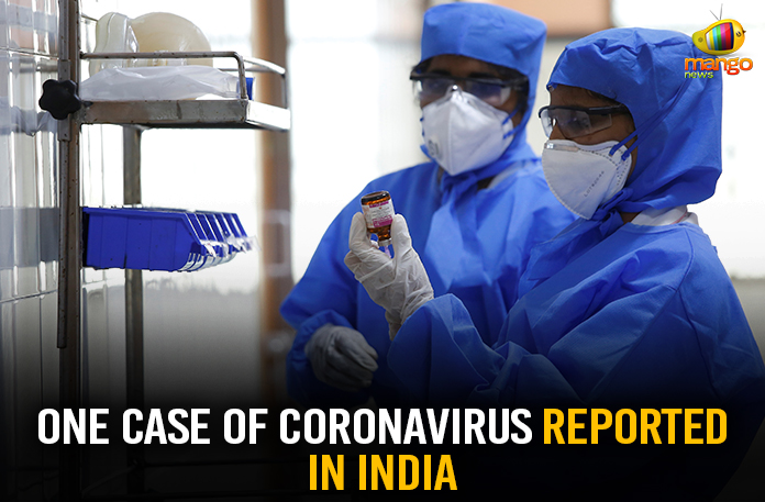 One Case Of Coronavirus Reported In India
