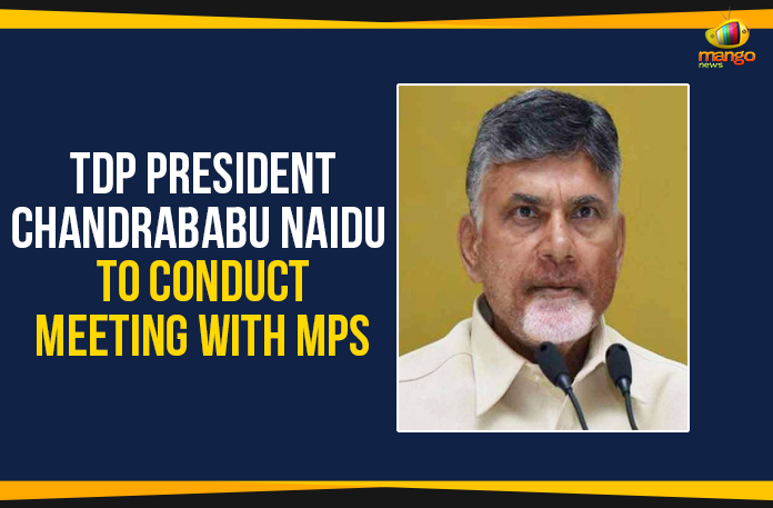 Chandrababu Meeting With Party MPs and Leaders,Andhra Pradesh Latest News, AP Breaking News, AP Panchayat Office, Ap Political Live Updates, Ap Political News, latest political breaking news, Mango News,TDP Chandrababu Meeting,Chandrababu Party MPs and Leaders Meeting