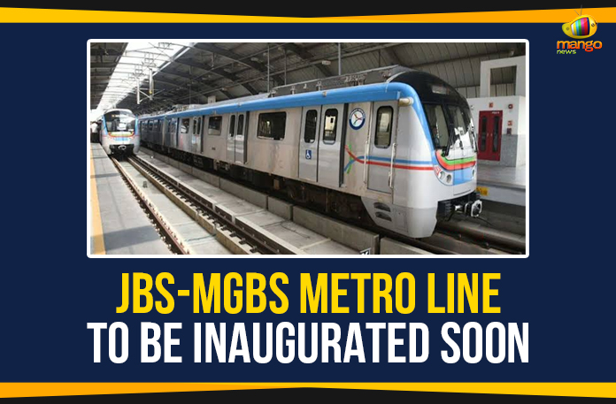 Commissioner for Metro Rail Safety, Hyderabad Metro Rail, JBS-MGBS Metro Line, JBS-MGBS Metro Line To Be Inaugurated, Jubilee Bus Station, Mahatma Gandhi Bus Station, Mango News, Political Updates 2020, Telangana, Telangana Breaking News