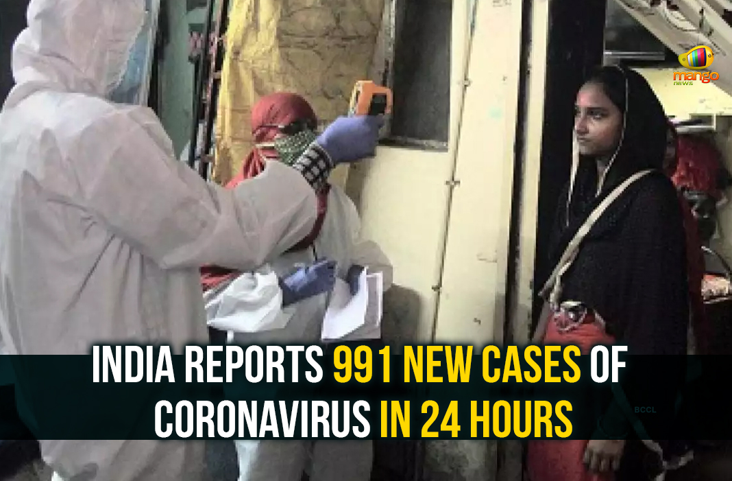 India Reports 991 New Cases Of Coronavirus In 24 Hours