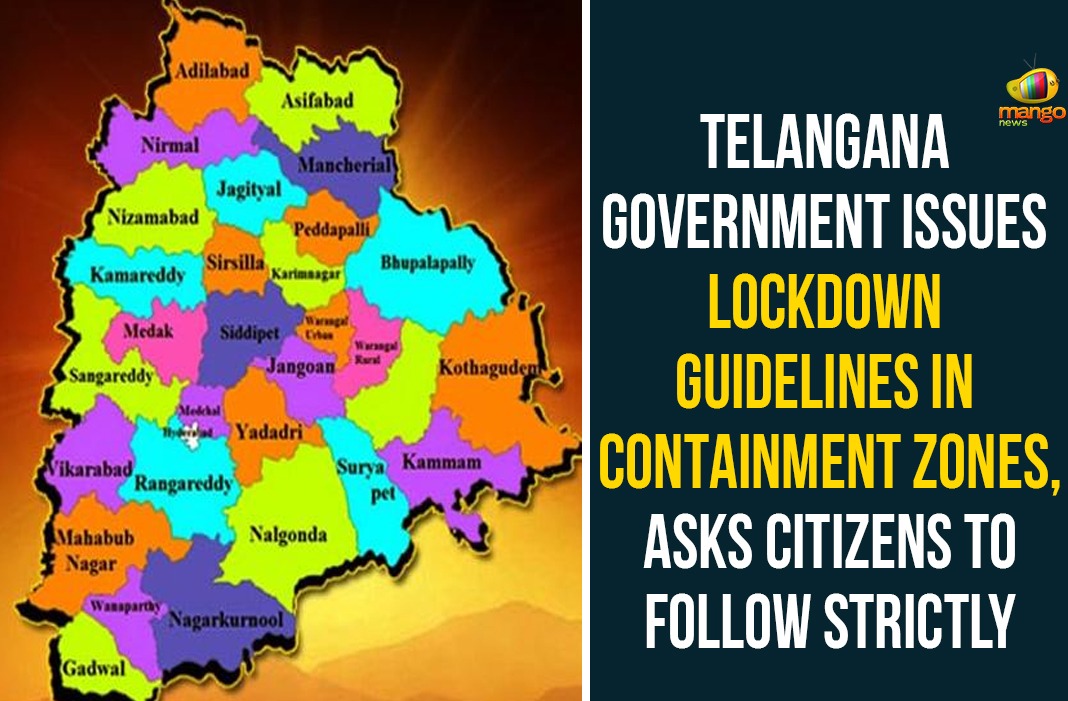 Telangana Government Issues Lockdown Guidelines In Containment Zones, Asks Citizens To Follow Strictly