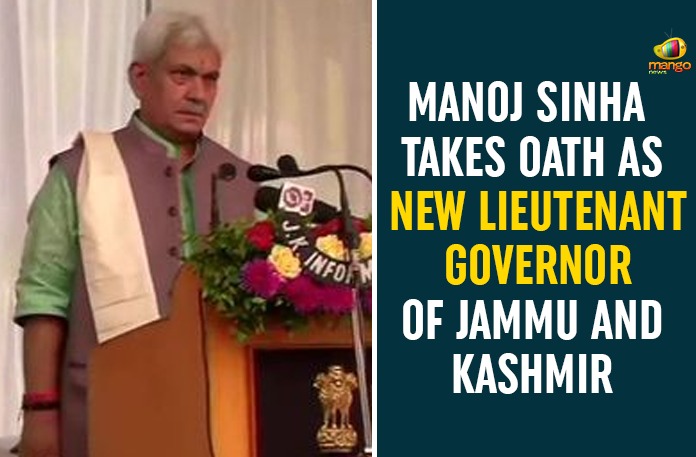 Manoj Sinha Takes Oath As New Lieutenant Governor Of Jammu And Kashmir