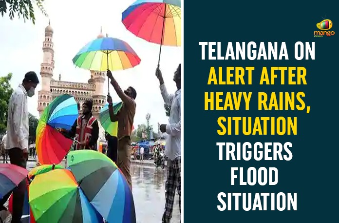 heavy rains in telangana, Indian Meteorological Department, KCR, Telangana, Telangana cm kcr, Telangana Floods Live Updates, Telangana On Alert After Heavy Rains, Telangana Rains, telangana rains news, telangana rains updates