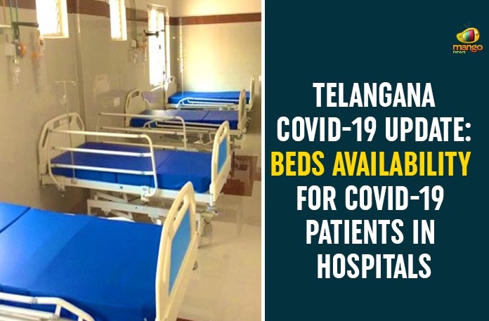 Bed Availability In Private And Government Hospitals, Bed Availability In Telangana, Coronavirus, Coronavirus Breaking News, coronavirus latest news, COVID-19, Hospitals Bed Availability, Hospitals Bed Availability In Telangana, Telangana, Telangana Coronavirus, Telangana Coronavirus News, Telangana COVID-19 Updates, Telangana Government,