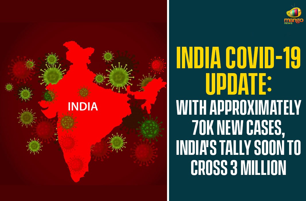 COVID-19 Update: With Approximately 70k New Cases, India’s Tally Soon To Cross 3 Million
