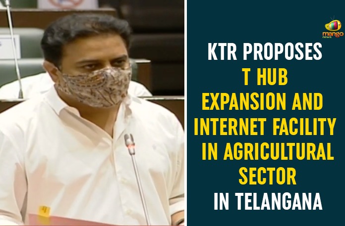 Agricultural Sector In Telangana, ICRISAT, Internet Facility In Agricultural Sector, KTR Proposes T Hub Expansion And Internet Facility, T HUB 2, T Hub Expansion And Internet Facility In Agricultural Sector, T HUB Hyderabad, T-hub, Telangana, Telangana Government, Telangana news