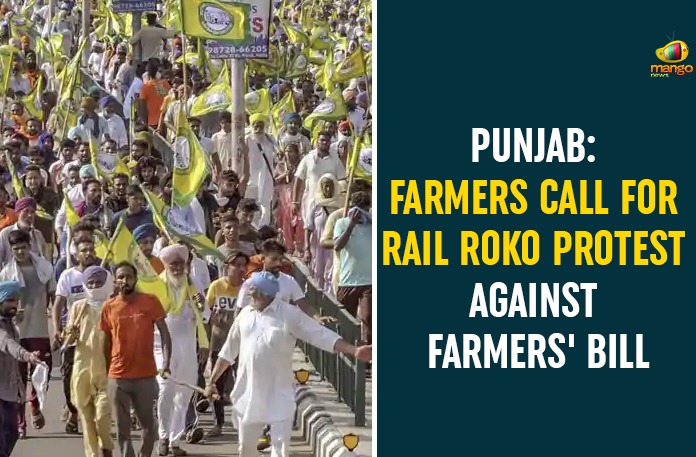 Punjab: Farmers Call For Rail Roko Protest Against Farmer’s Bills