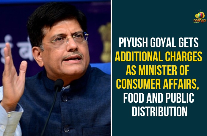 Piyush Goyal Gets Additional Charges As Minister Of Consumer Affairs, Food And Public Distribution