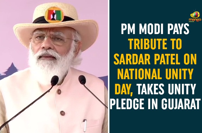 PM Modi Pays Tribute To Sardar Patel On National Unity Day, Takes Unity Pledge In Gujarat