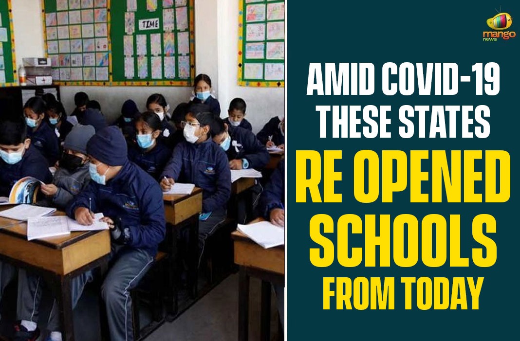 Amid COVID-19 These States Re Opened Schools From Today