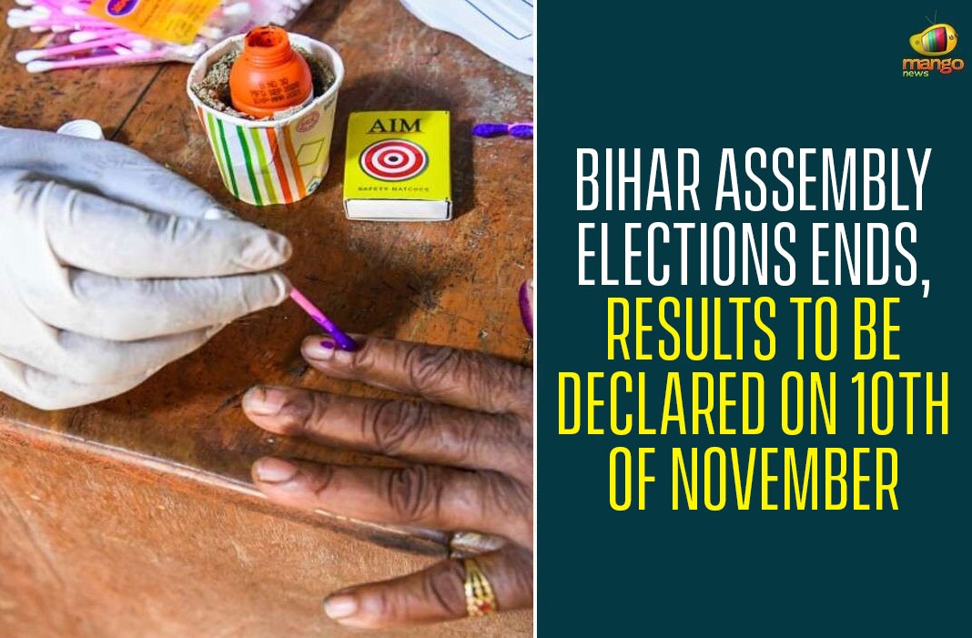 Bihar Assembly Elections Ends, Results To Be Declared On 10th Of November