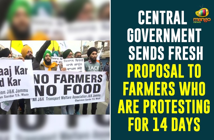 Central Government Sends Fresh Proposal To Farmers Who Are Protesting For 14 Days