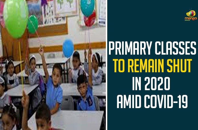 Primary Classes To Remain Shut In 2020 Amid COVID-19