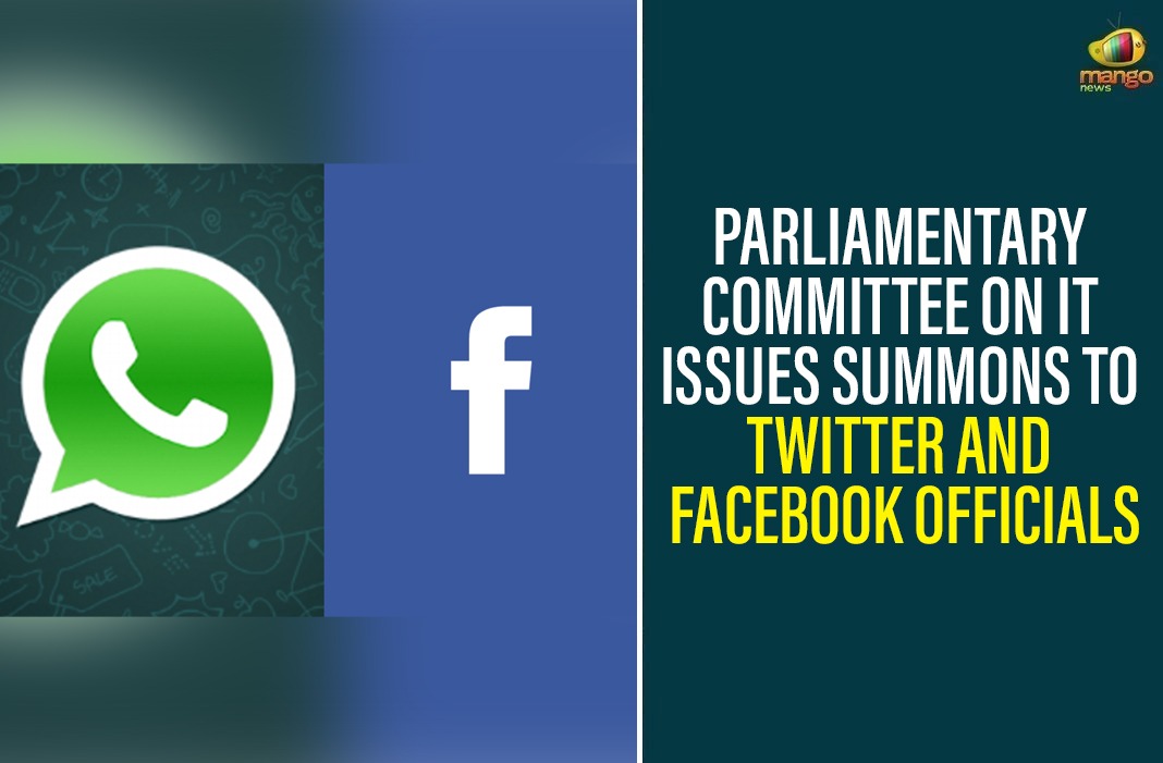Parliamentary Committee On IT Issues Summons To Twitter And Facebook Officials