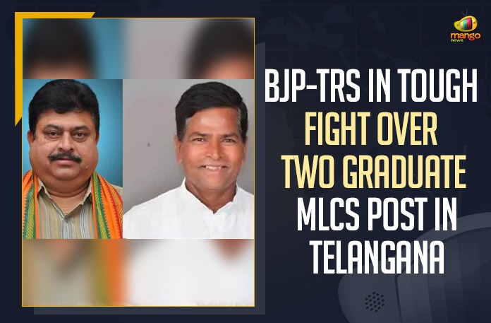 BJP-TRS In Tough Fight Over Two Graduate MLCs Post In Telangana