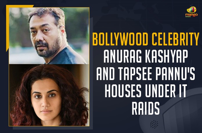 Bollywood Celebrity Anurag Kashyap And Tapsee Pannu’s Houses Under IT Raids