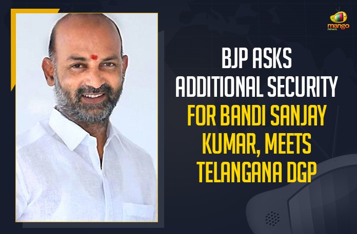 BJP Asks Additional Security For Bandi Sanjay Kumar, Meets Telangana DGP 