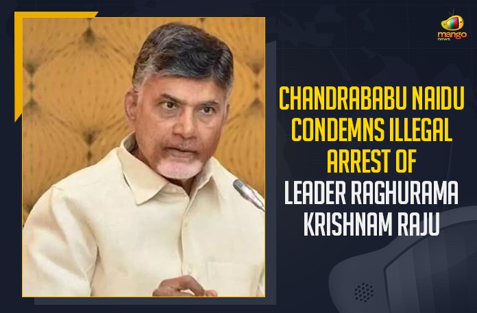 Chandrababu Naidu Condemns Illegal Arrest Of Leader Raghurama Krishnam Raju