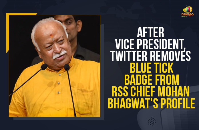 After Vice President, Twitter Removes Blue Tick Badge From RSS Chief Mohan Bhagwat’s Profile