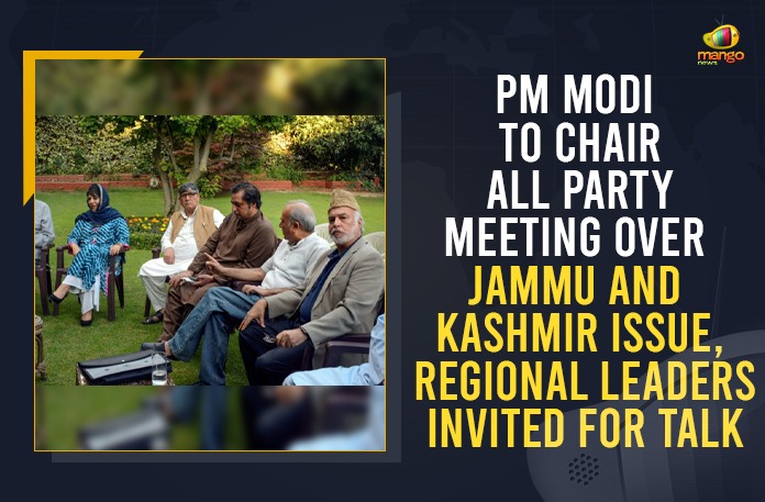 PM Modi To Chair All Party Meeting Over Jammu And Kashmir Issue, Regional Leaders Invited For Talk