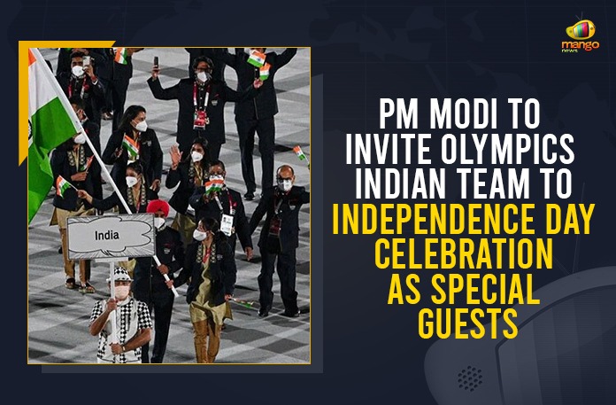 Independence day, Independence Day Celebrations, Indian Athletes, Indian Olympics, Indian Prime Minister, Mango News, Olympics 2020, Olympics Indian Team To Independence Day Celebration As Special Guests, PM Modi To Invite Olympics Indian Team To Independence Day Celebration, PM Modi To Invite Olympics Indian Team To Independence Day Celebration As Special Guests, Tokyo 2020, Tokyo Olympics, Tokyo Olympics 2020, Tokyo Olympics 2020 Live, Tokyo Olympics 2020 LIVE Updates, Tokyo Olympics News