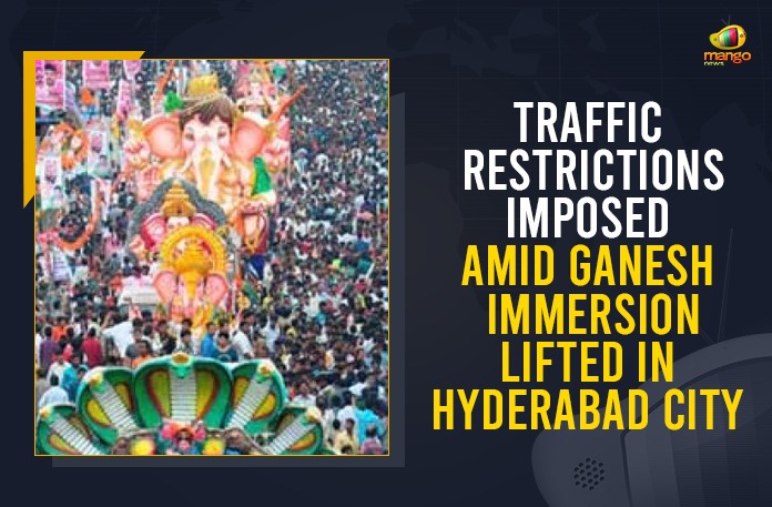 Traffic Restrictions Imposed Amid Ganesh Immersion Lifted In Hyderabad City 