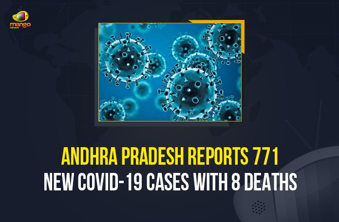 Andhra Pradesh Reports 771 New COVID-19 Cases With 8 Deaths