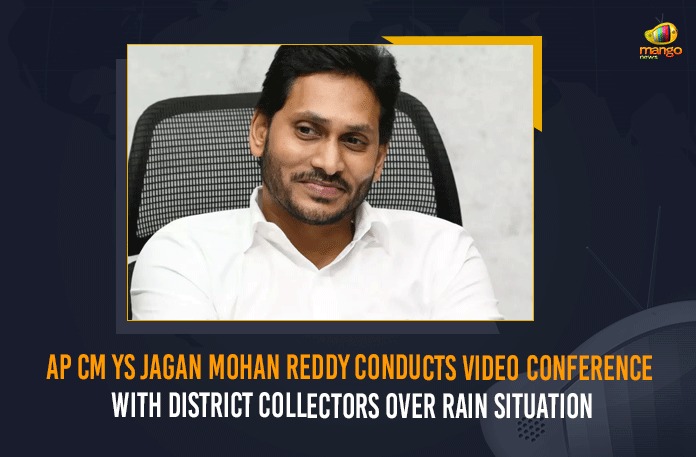 Andhra CM holds meeting with 3 district collectors, Andhra Pradesh Heavy rains, AP Heavy Rains, CM sounds heavy rain alert to Collectors of four districts, CM YS Jagan, CM YS Jagan Held Review with Nellore Chittoor Kadapa Collectors over Heavy Rains, Heavy Rains, Heavy Rains In Andhra Pradesh, Heavy Rains In AP, Mango News, Nellore Chittoor Kadapa Collectors, Nellore Chittoor Kadapa Collectors over Heavy Rains, YS Jagan reviews amid heavy rain forecast
