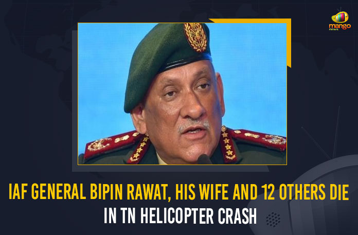 IAF General Bipin Rawat, His Wife And Others Die In TN Helicopter Crash