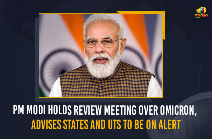 PM Modi Holds Review Meeting Over Omicron, Advises States And UTs To Be On Alert