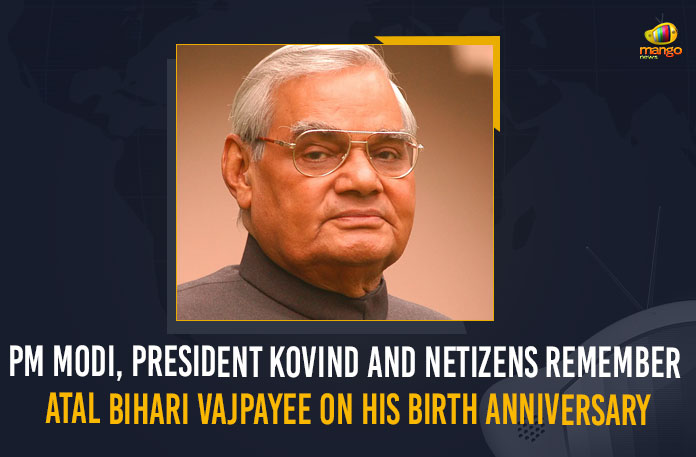 PM Modi, President Kovind And Netizens Remember Atal Bihari Vajpayee On His Birth Anniversary